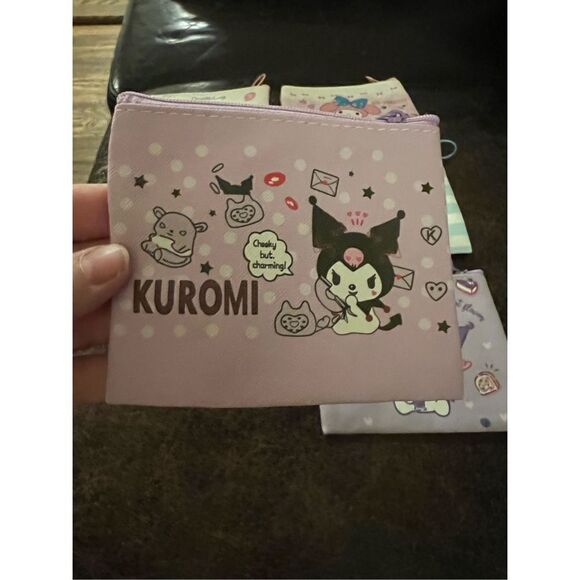 Miniso Sanrio Money Zipper Pouches Set of 4 - Picture 2 of 5